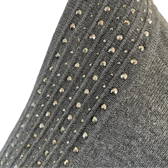 Love Forever Gray Cardigan Size Large - Picture 2 of 4